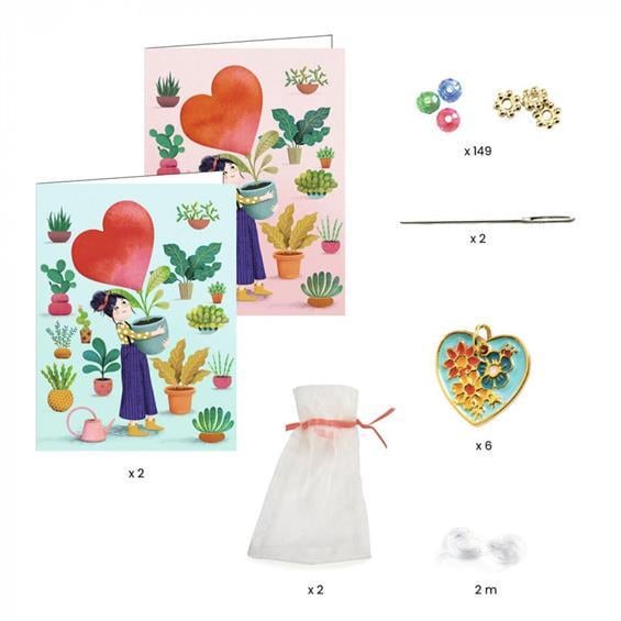 Набор для создания украшений Djeco Браслет дружбы сердце (DJ00010) - фото 3