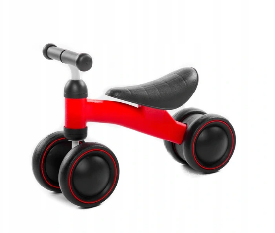 Беговел зі сталевою рамою до 2 років Червоний (ig-22297)