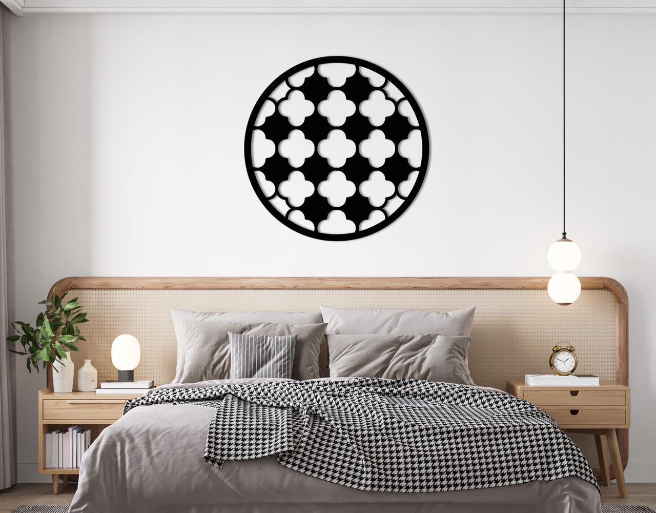 Декоративное панно на стену Upwood Decor Circle-056 18 30х30 см Black (1579709356)