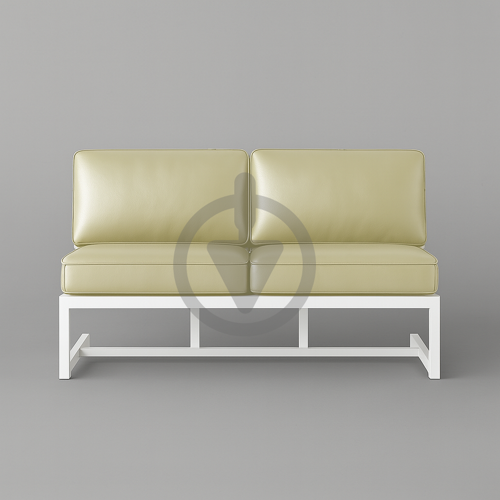 Диван металевий AVVS tech Атлас вуличний лофт екошкіра 156 см Бежевий/Білий (30222931) - фото 2 Диван металевий AVVS tech Атлас вуличний лофт екошкіра 156 см Бежевий/Білий (30222931) - фото 2