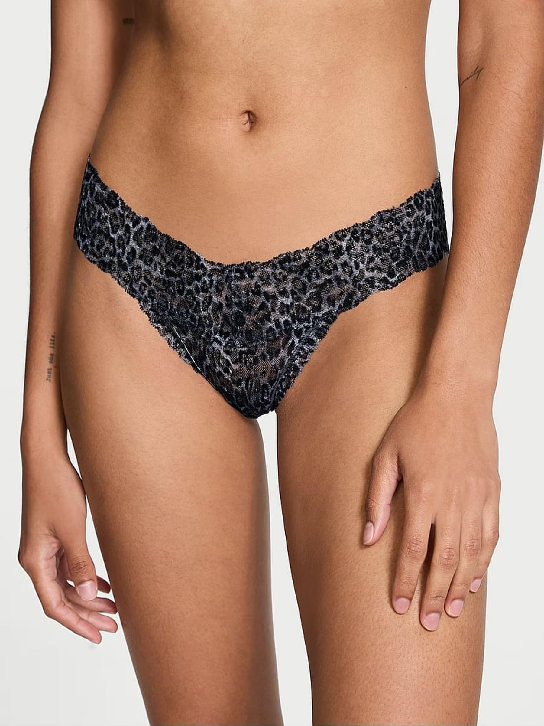 Трусики стринги Victoria's Secret Leopard Tong M Леопард (26861400)