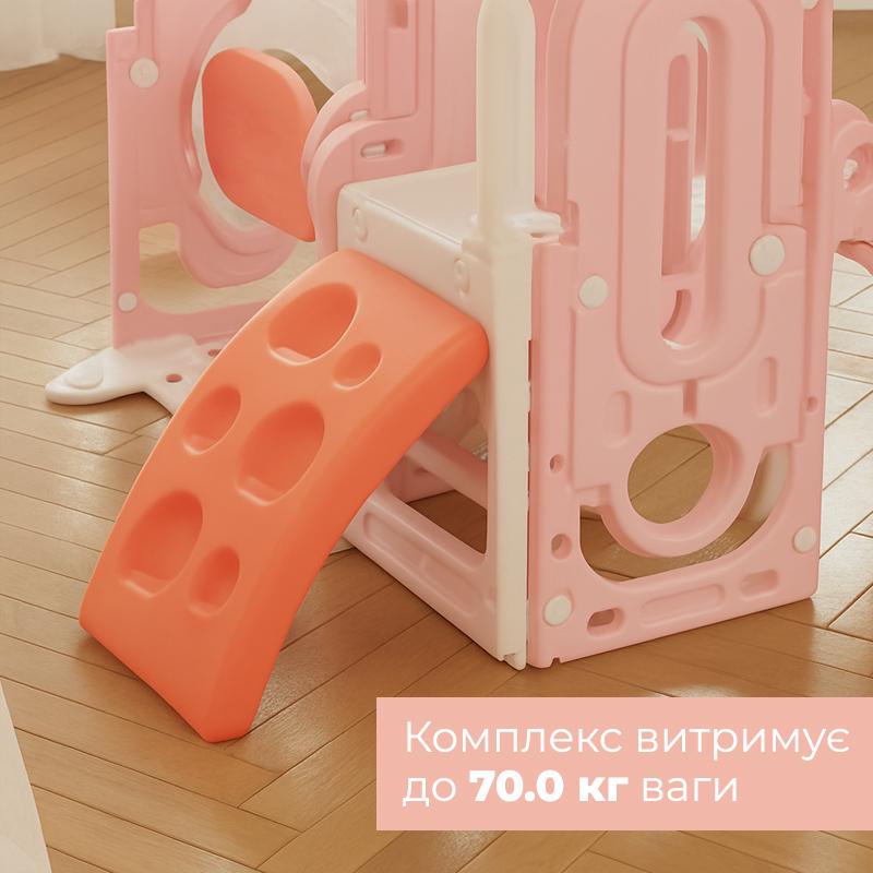 Детский игровой комплекс Lumpurini Gabriele 5-в-1 с горкой и качели/кабиной водителя/баскетбольным кольцом (C-HT003-10b) - фото 8 Детский игровой комплекс Lumpurini Gabriele 5-в-1 с горкой и качели/кабиной водителя/баскетбольным кольцом (C-HT003-10b) - фото 8