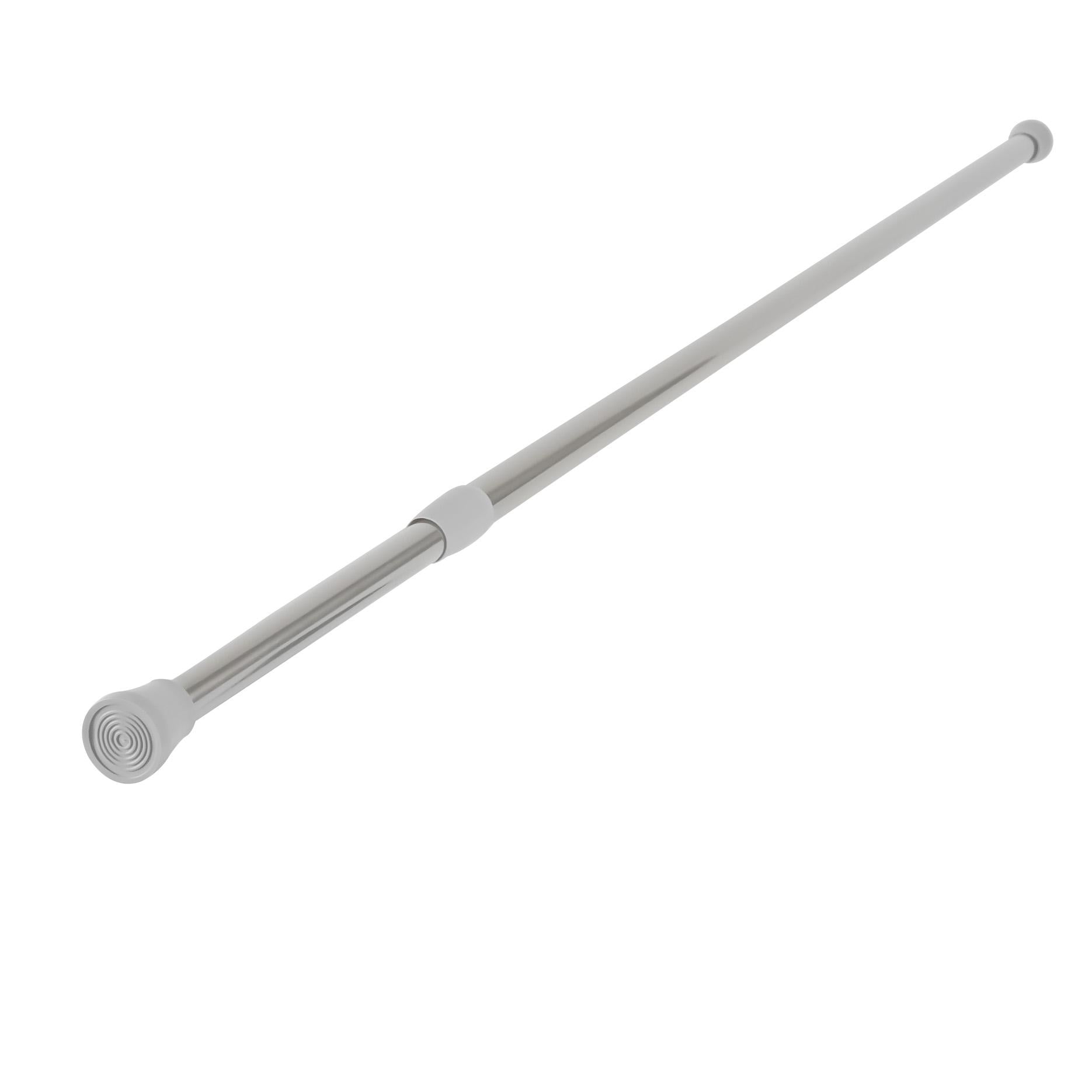 Карниз для ванной комнаты Eco Fabric пружинный 110-200 см d 22 мм Хром (EF-8102-S)