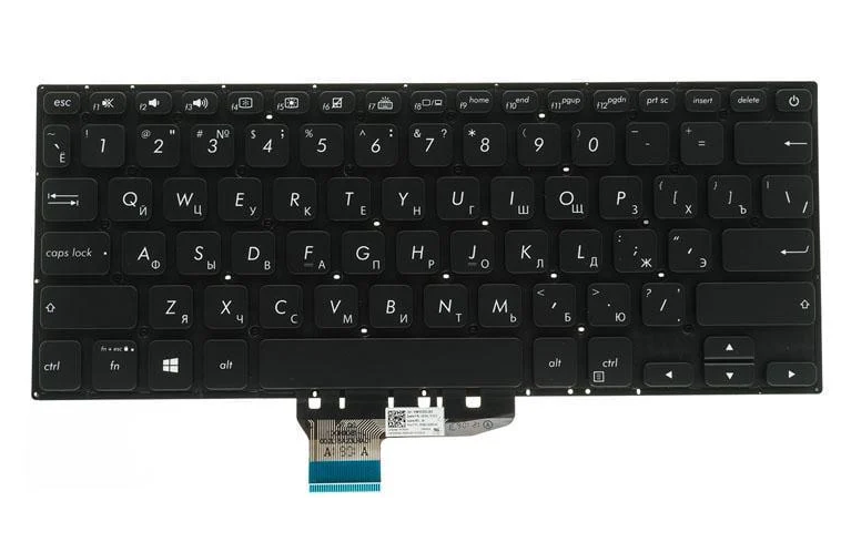 Клавиатура для ноутбука Asus X430UA Черный (169465) Клавиатура для ноутбука Asus X430UA Черный (169465)