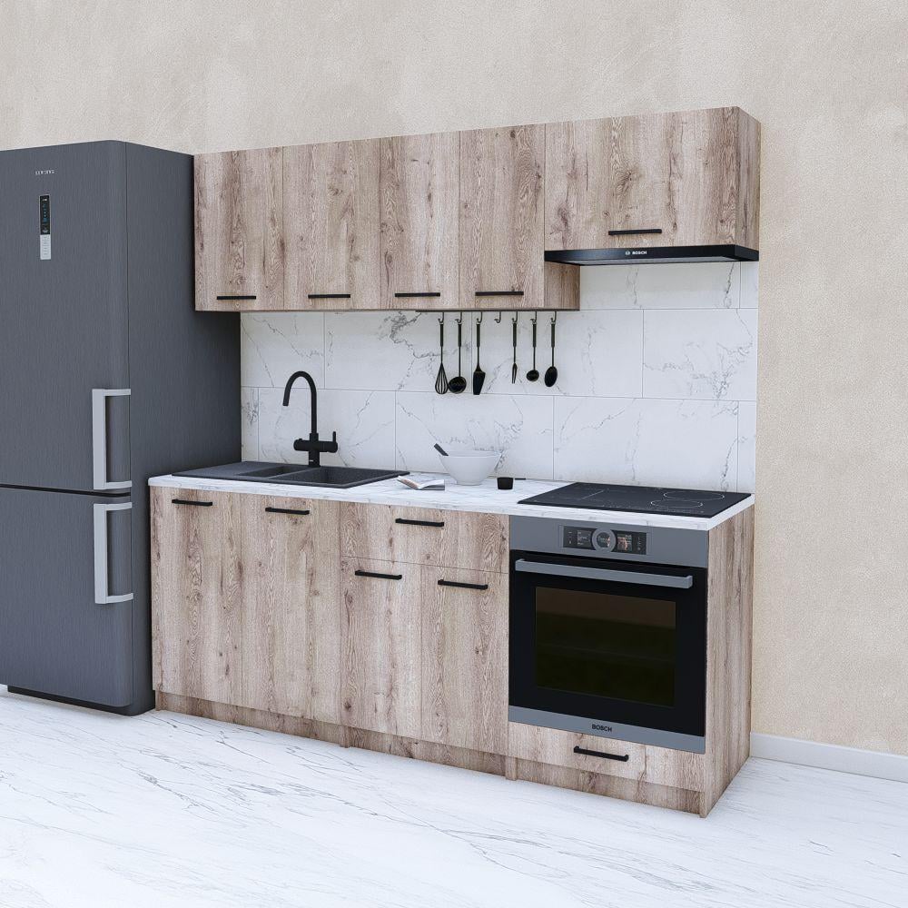 Кухня модульная готовая 2 м 200 см Аликанте (МП37в)