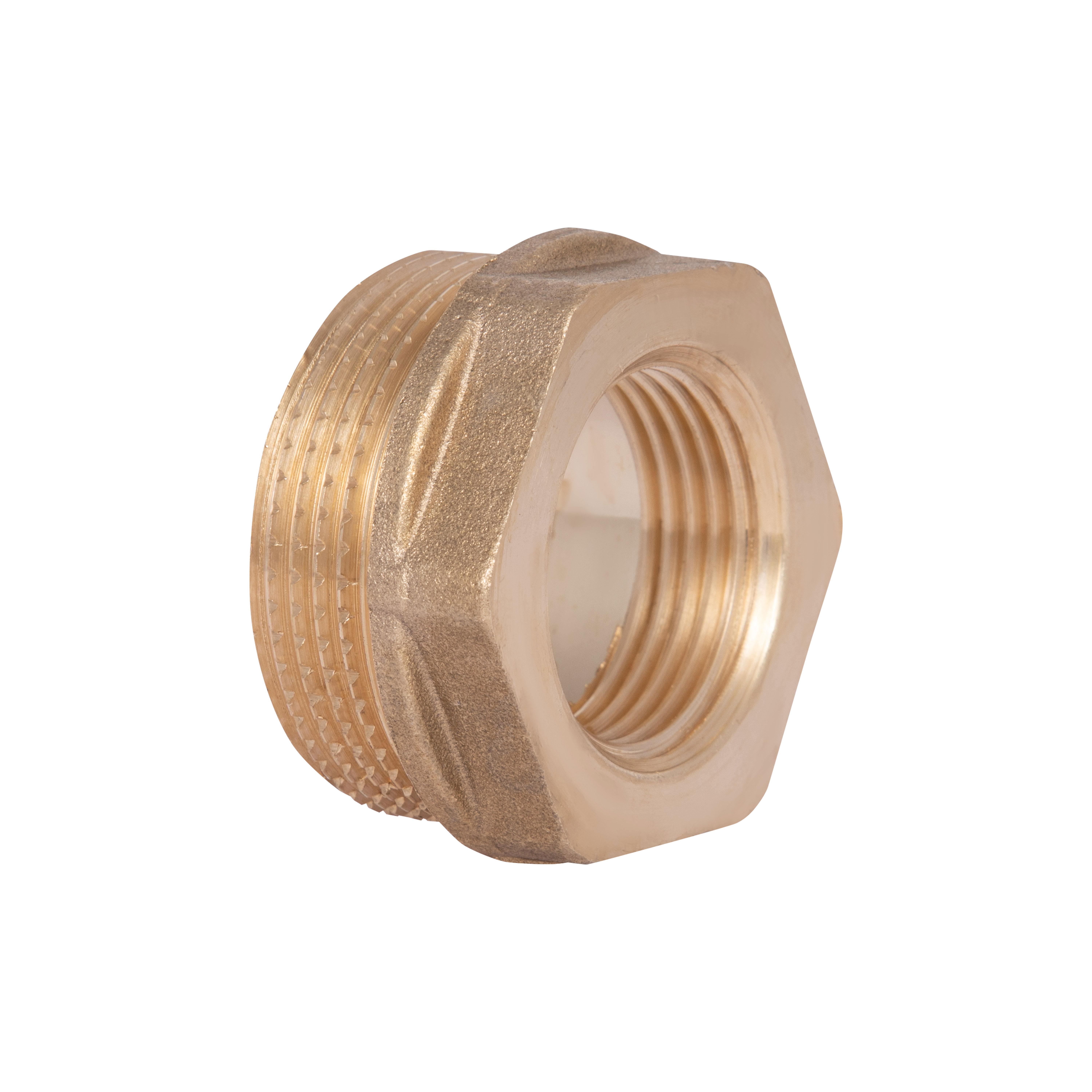 Футорка латунна Thermo Alliance Standart 1 1/2" З х 1" В Жовтий (SD4234025) Футорка латунна Thermo Alliance Standart 1 1/2" З х 1" В Жовтий (SD4234025)