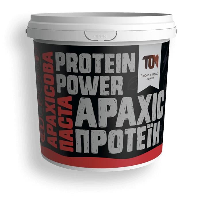Арахісова паста ТОМ з протеїном 1 кг