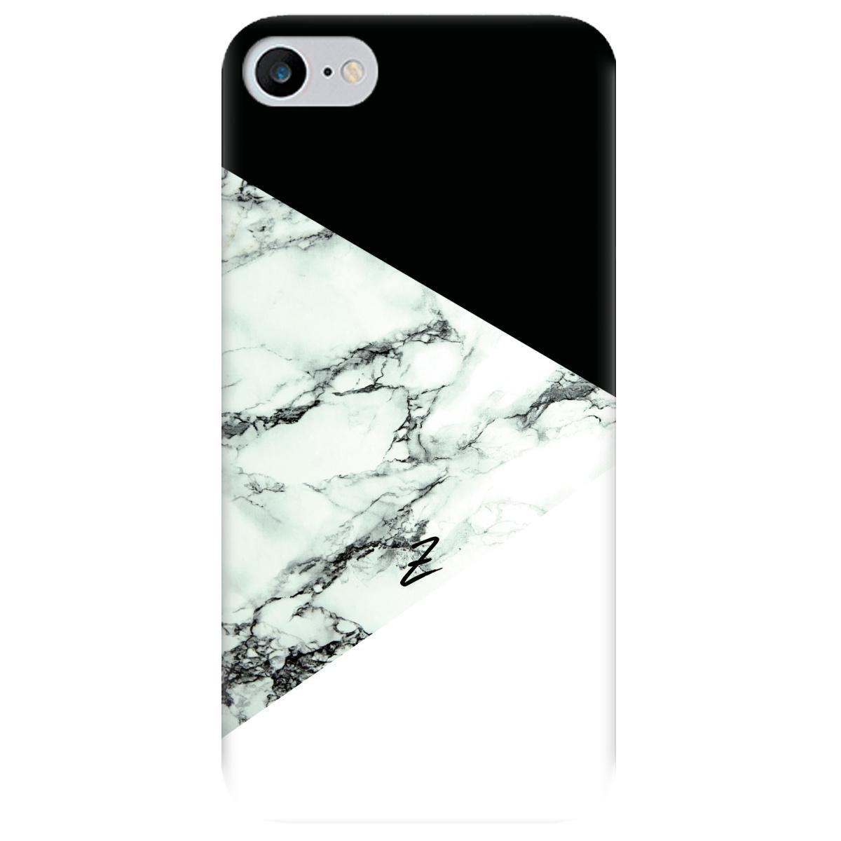 Силиконовый чехол Zorrov для Apple iPhone SE 2020 - Marble (14090040090087426) - фото 1