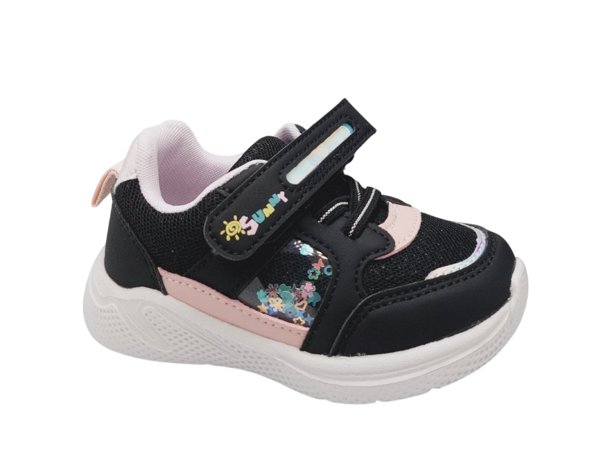 Кроссовки для девочек Apawwa ABC1352P/24 р. 24 Черный