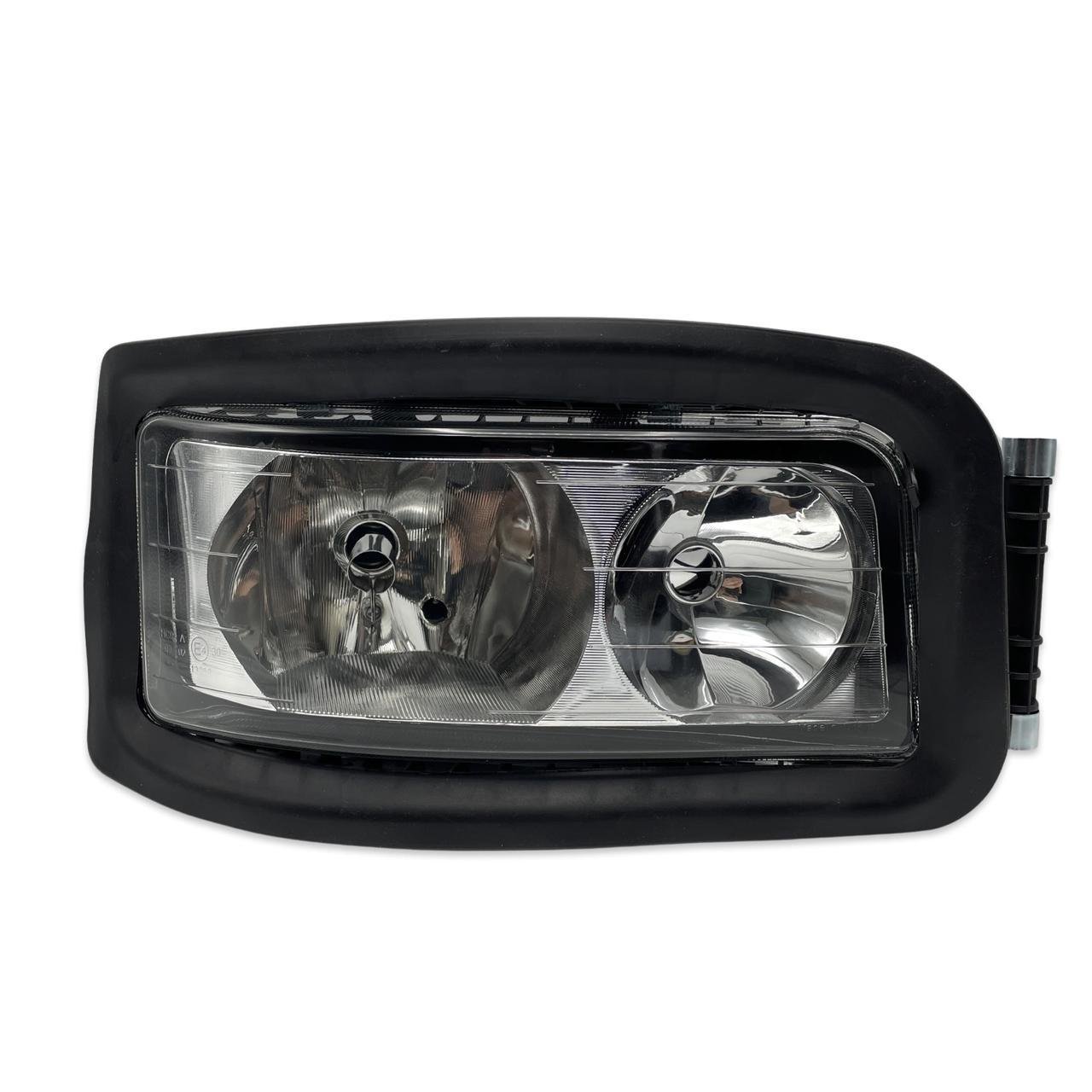 Фара основная MAN TGA TGL TGM с электрокорректором и резиновым ободом R