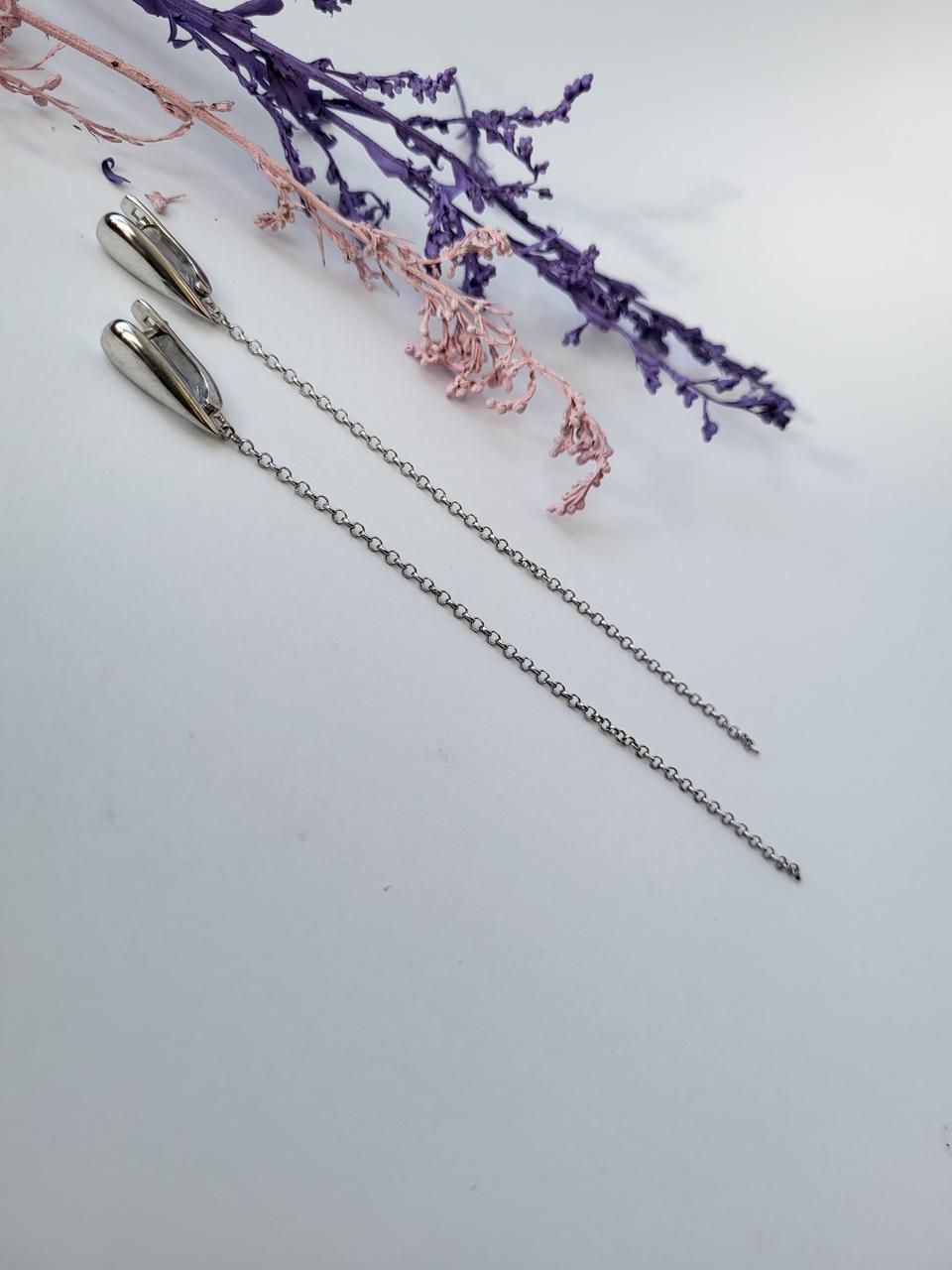 Серьги серебро 925 пробы 3,87 г (20243р)
