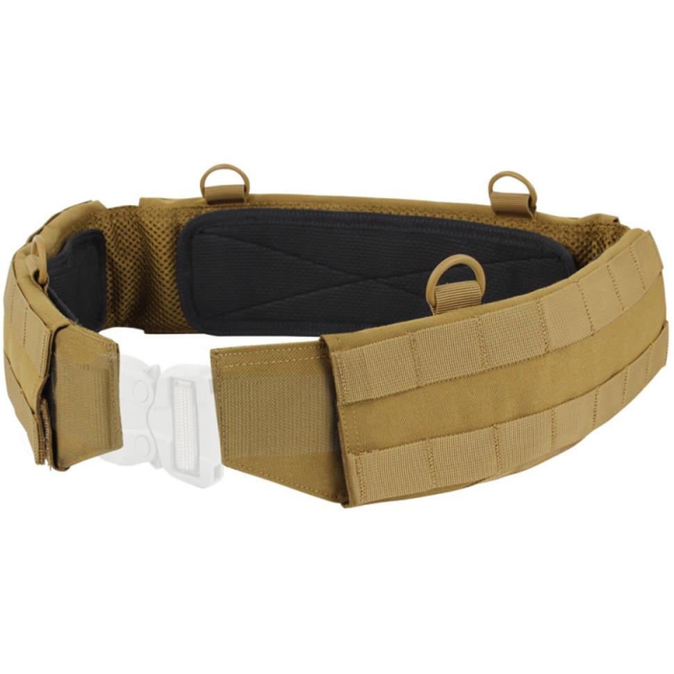 Пояс Condor Slim Battle Belt L з системою Molle без ременя Койот (10108781)