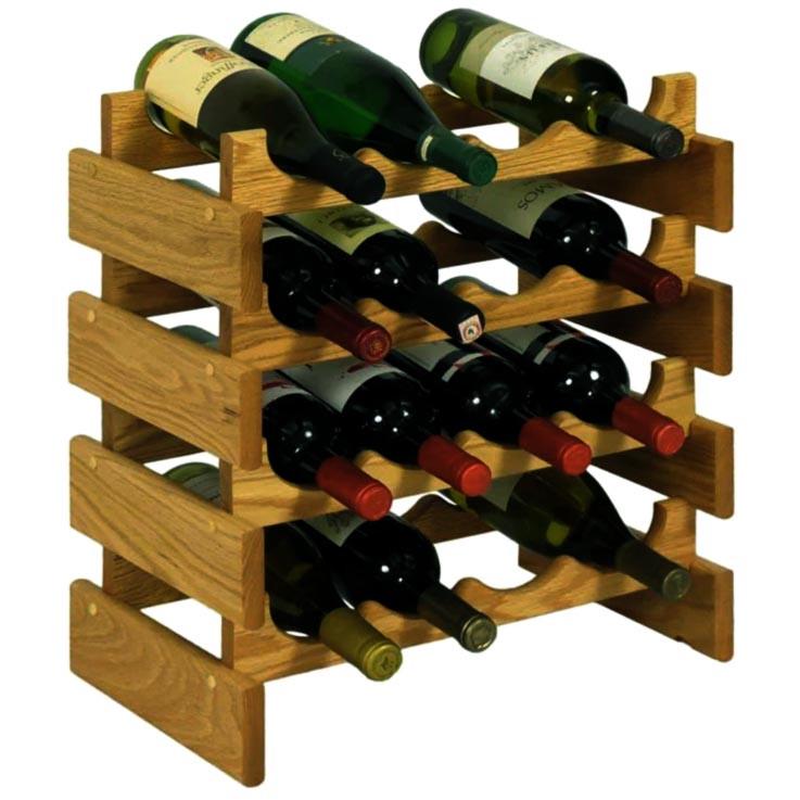 Полка для вина настольная Баркер 16 Сиена (Впс-163405)