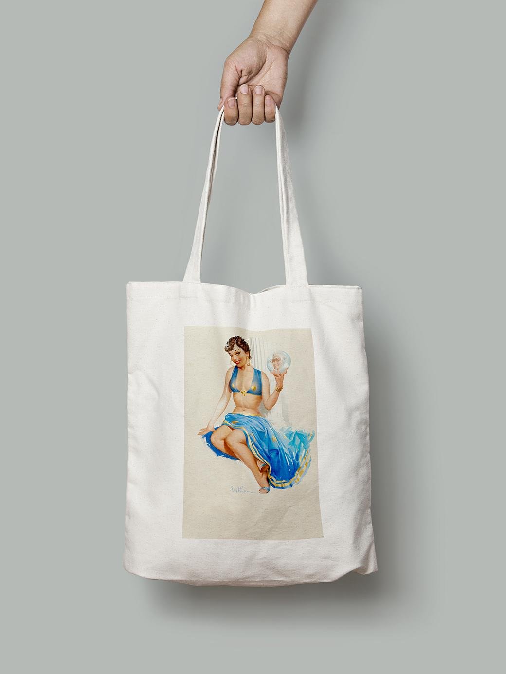 Эко-сумка Соблазнительная предсказательница Кассандра март 1960 г. Тед Уизерс шопер (pin_up010094_Bag)