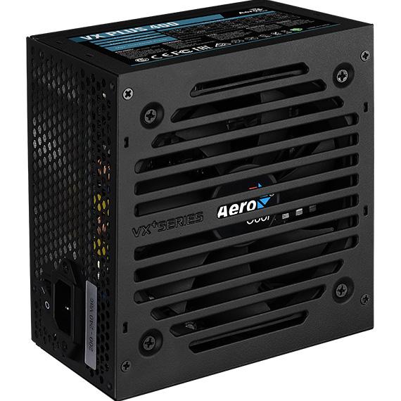 Блок живлення AeroCool VX Plus Stealth 400 400W ATX із вентилятором 120 мм Black (ACPN-VS40NEY.12)