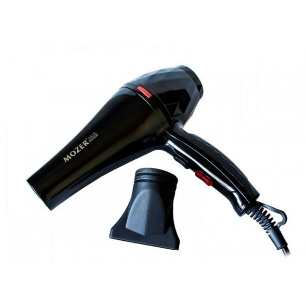 Фен Mozer MZ-5919 Pro с регуляцией температуры и холодным обдувом 4000 Вт Черный (71560252)