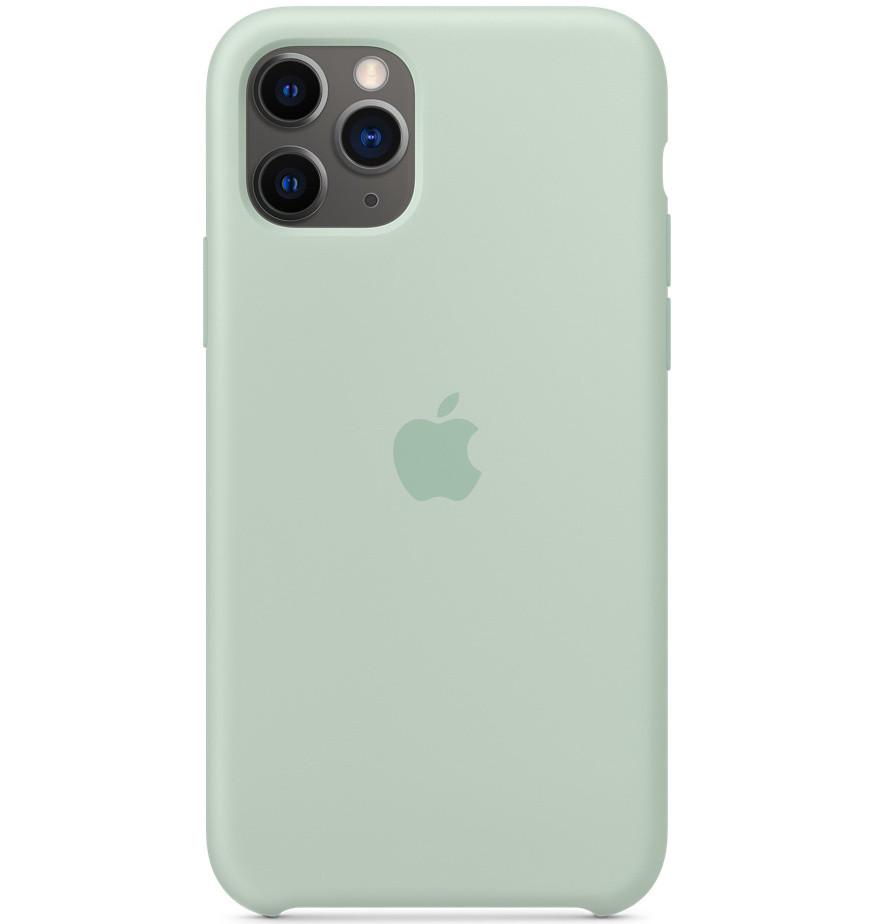 Силиконовый чехол-накладка Apple Silicone Case for iPhone 11 Pro, Beryl (HC)