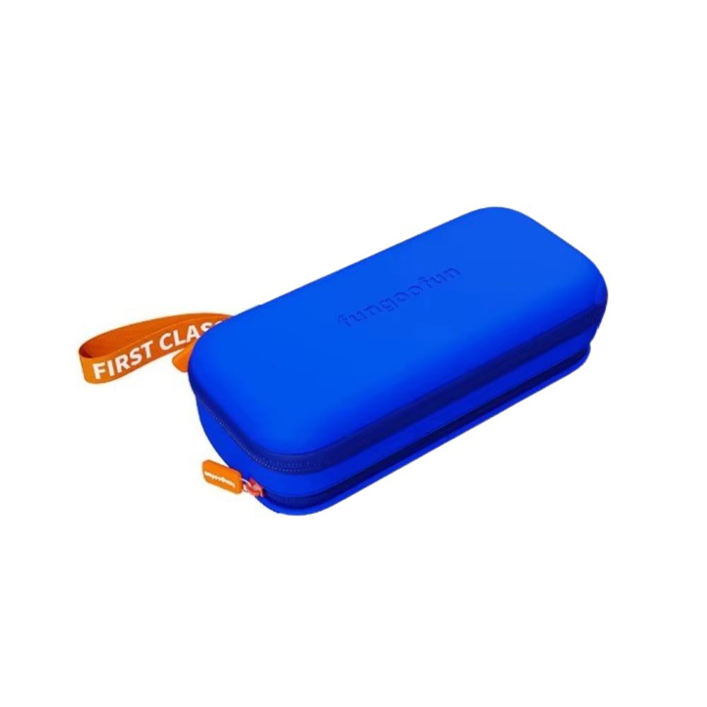 Сумка чехол для приставки Nintendo Switch Fungoofun для консоли и аксессуаров на 2 отделения Синий