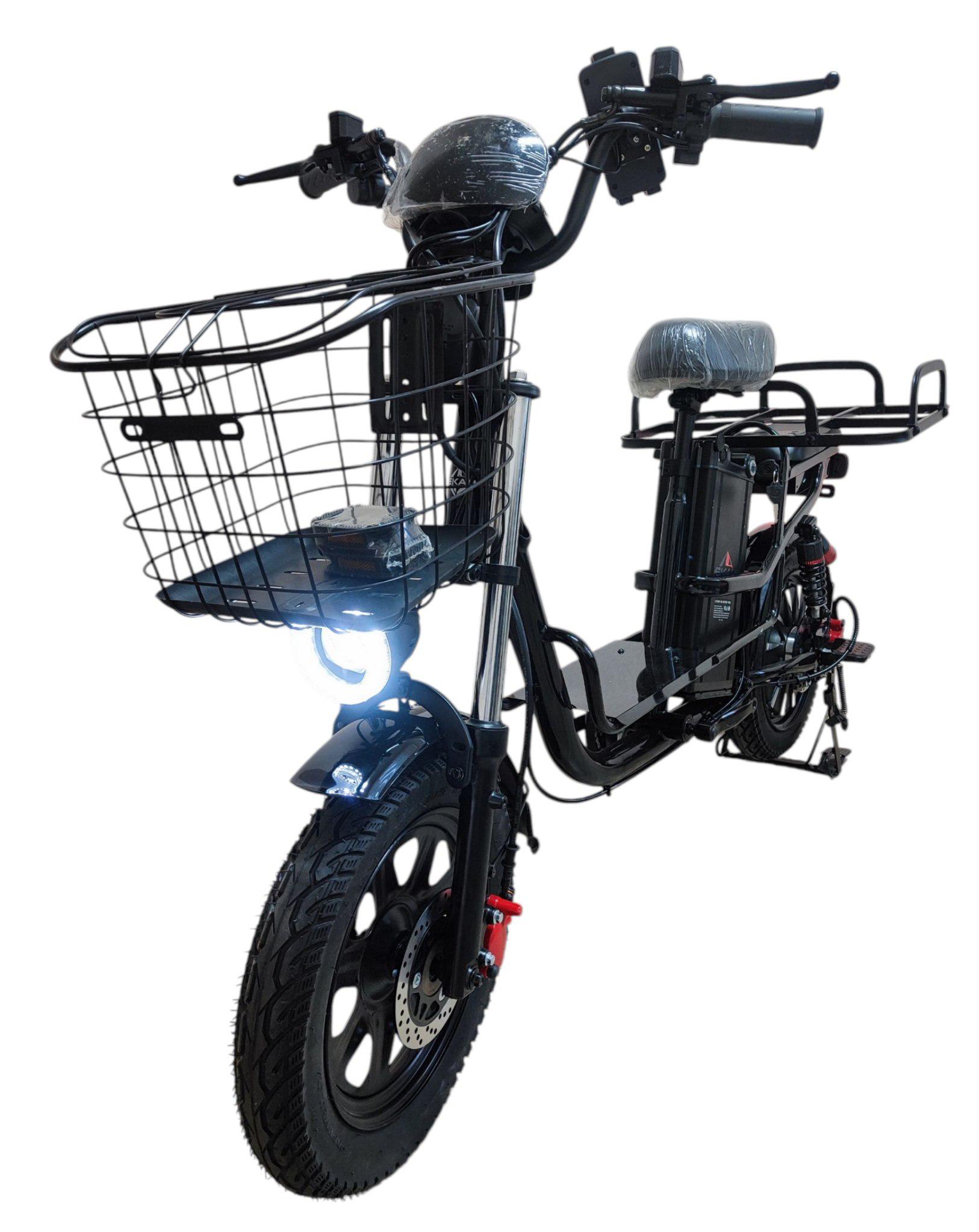 Электровелосипед E-Kam Monster 2000W 60V 30Ah PAS Черный (28459185) - фото 2