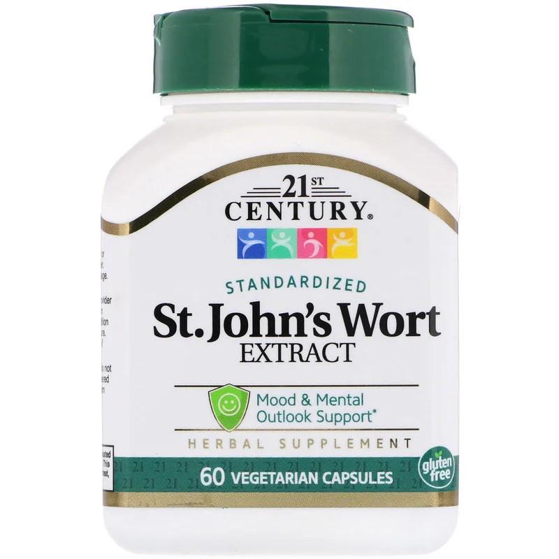 Натуральна добавка 21st Century St. John's Wort Extract 60 капсул Натуральна добавка 21st Century St. John's Wort Extract 60 капсул