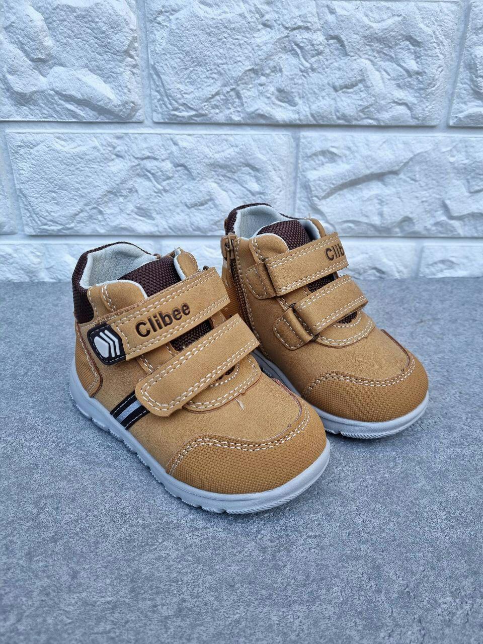 Черевички для хлопчика Clibee 706 р. 22 14 см Коричневий (706-1)