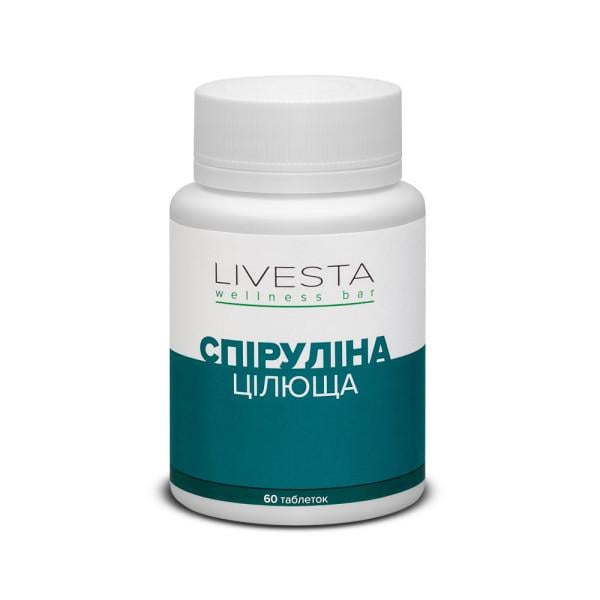 Натуральная добавка Livesta Целебная Спирулина 60 таблеток (114716)