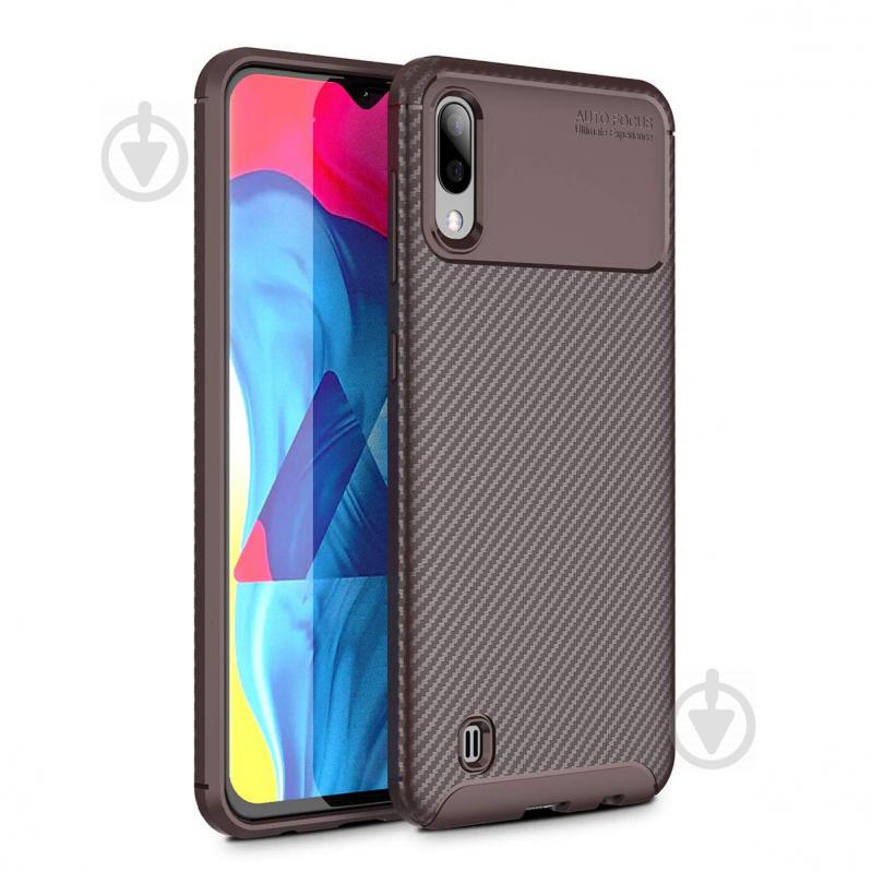 Чехол Carbon Case Samsung M105 Galaxy M10 Коричневый (hub_ULAZ40641)