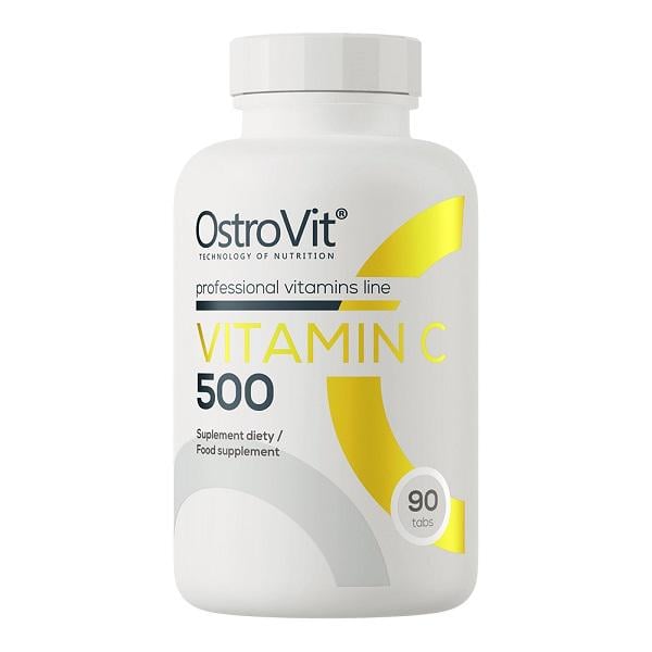 Витамины для спорта OstroVit Vitamin C 500 90 таблеток (000021048)