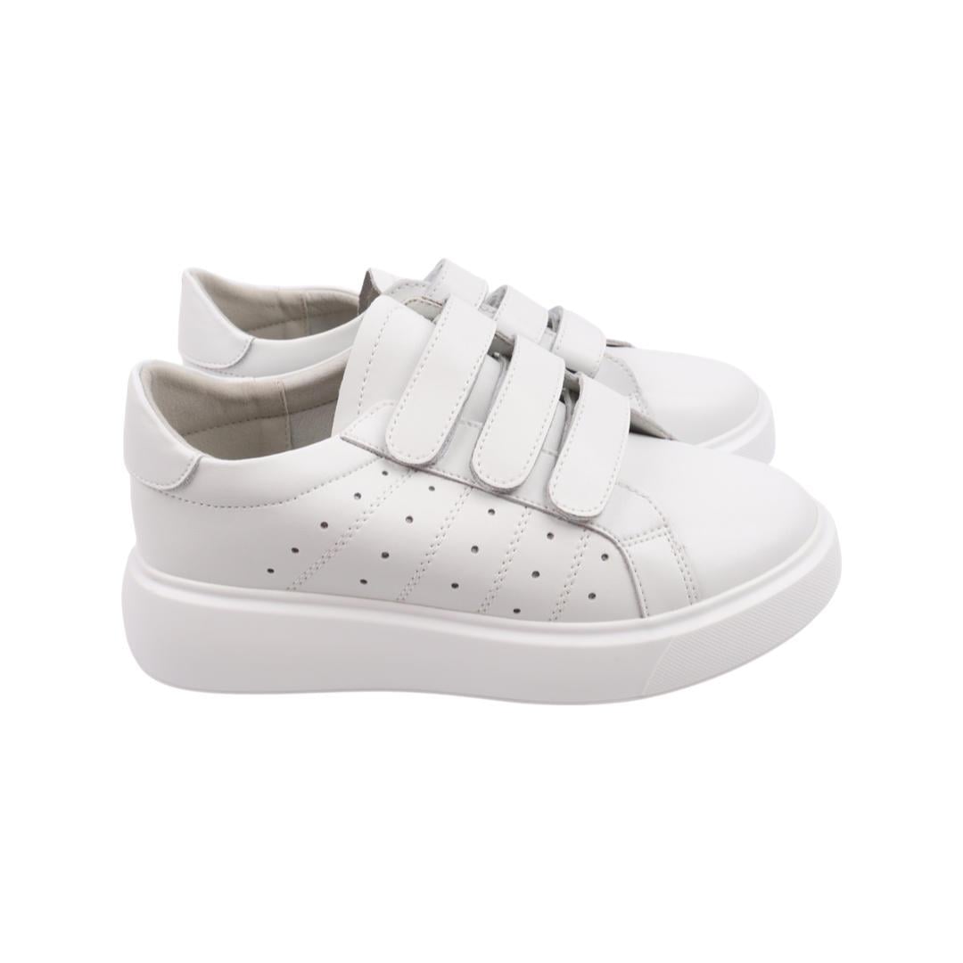 Кеды женские Renzoni из кожи Белый (737-22DTS 38)