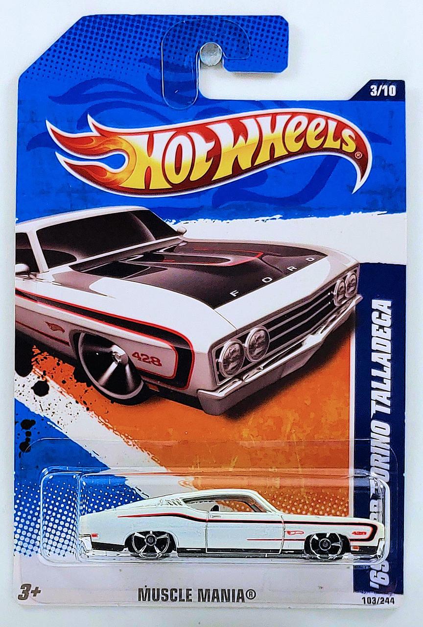 Игрушечная машинка Hot Wheels 69 Ford Torino Talladega 2011 Muscle Mania №103 (T9810)