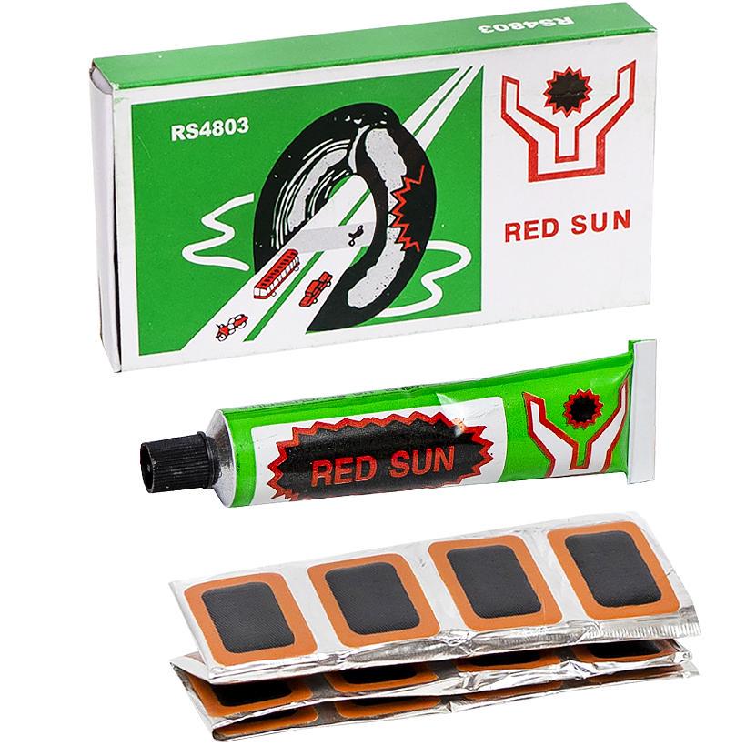 Резиновые латки и клей Red Sun 24-4/4803 17х26 мм (2988)