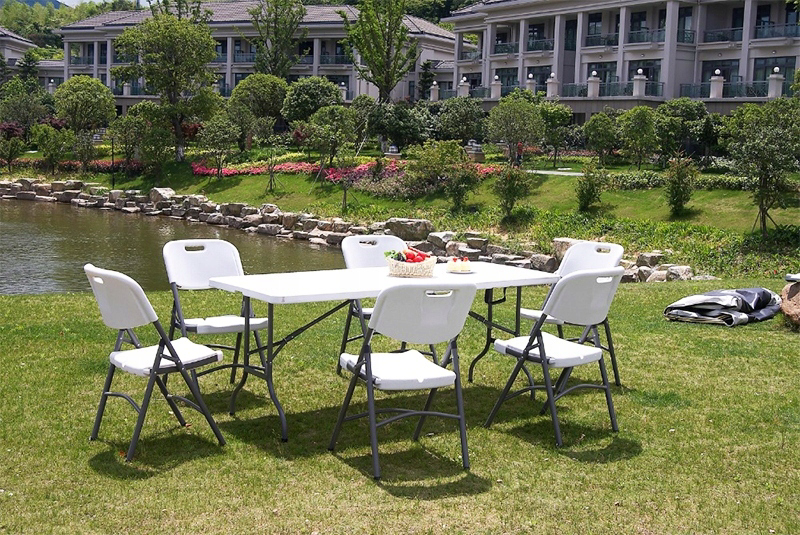 Стол садовый раскладной Homart G-180 180 см Белый (9879) - фото 4 Стол садовый раскладной Homart G-180 180 см Белый (9879) - фото 4