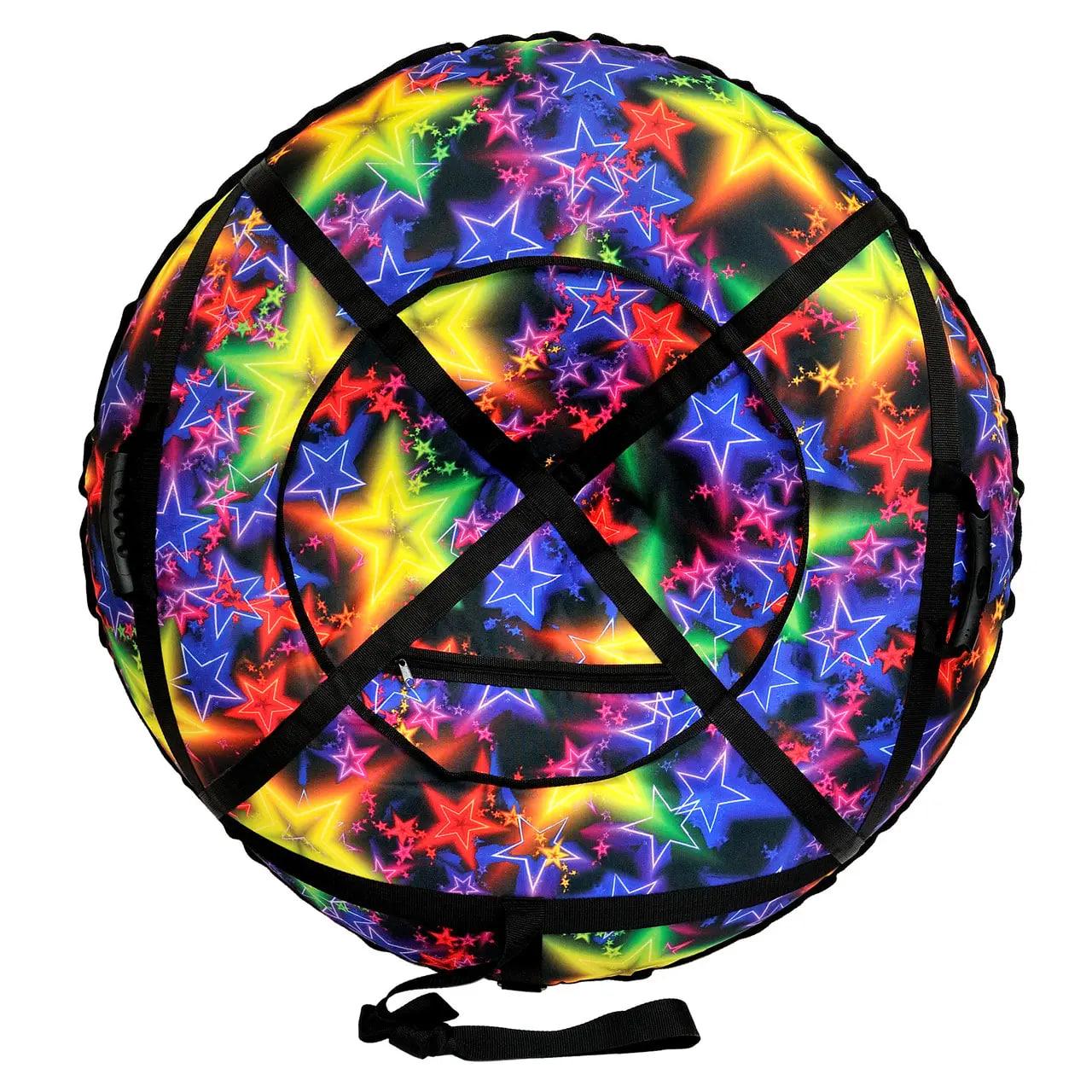 Надувной тюбинг Звезды с камерой 100 см Синий (ABC5/)