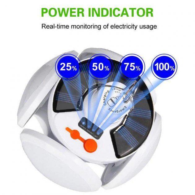 Фонарь-лампа светодиодная Solar Emergency Lamp 2029 с аккумулятором (9218929) - фото 5