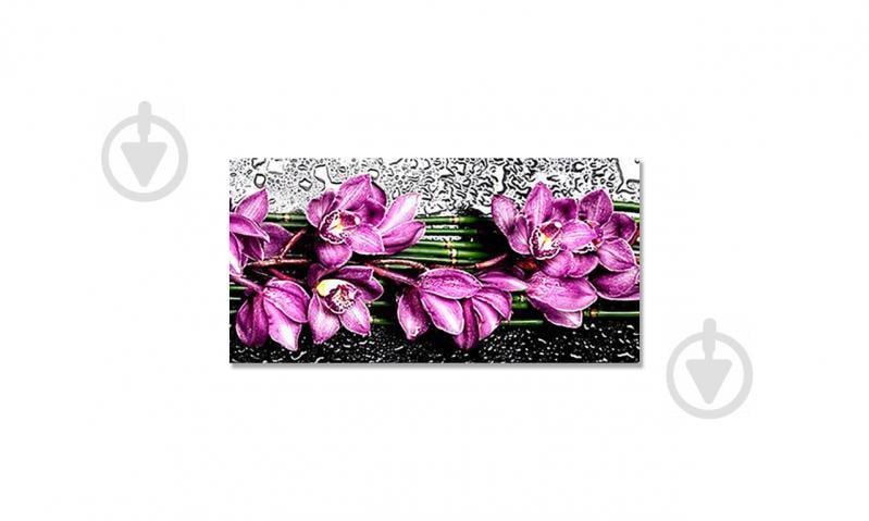 Наклейка виниловая на стол Zatarga  "Фиолетовые Орхидеи"  600х1200 мм (Z181321st)
