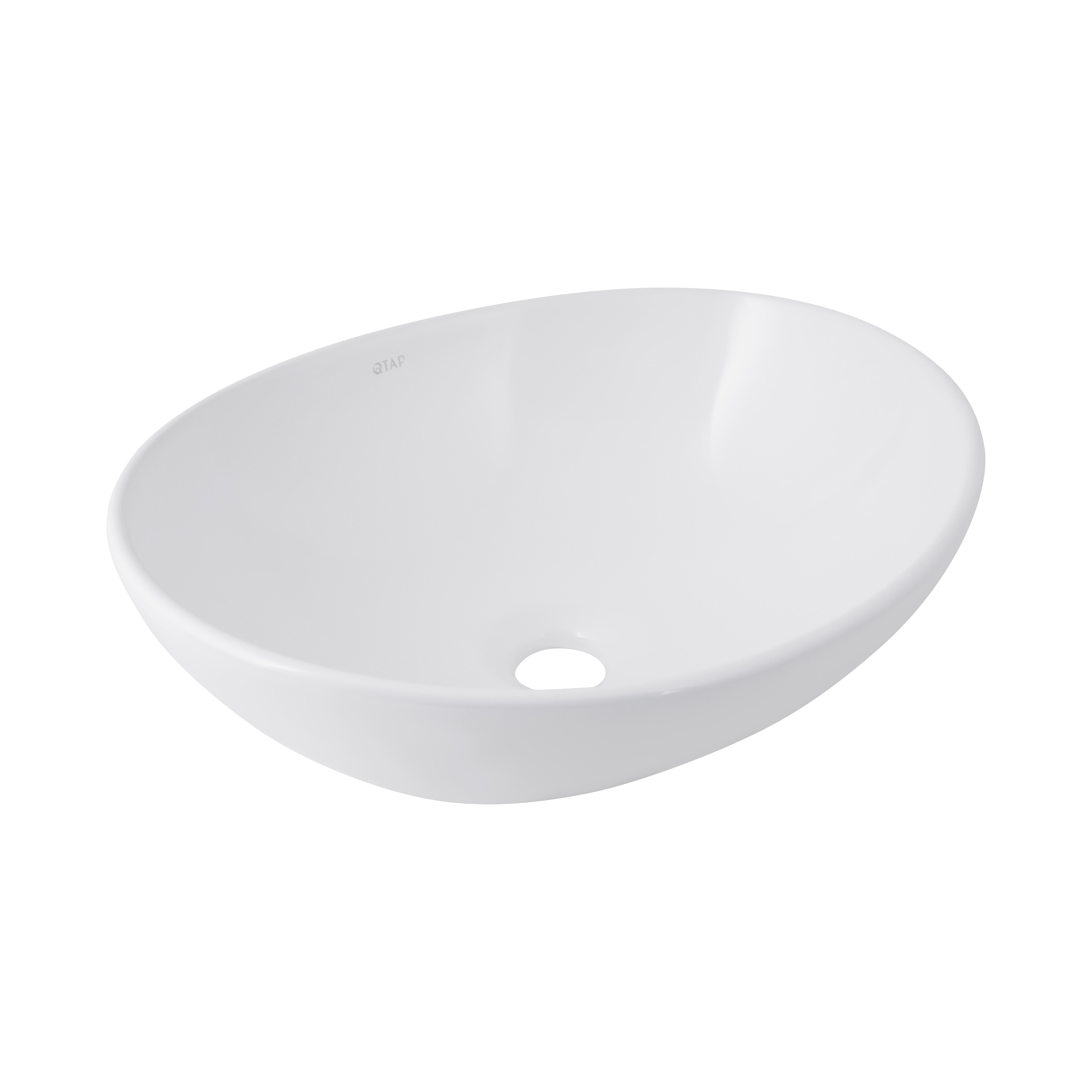 Раковина-чаша Qtap Dove 415x340x140 мм White (QT06116062AW)