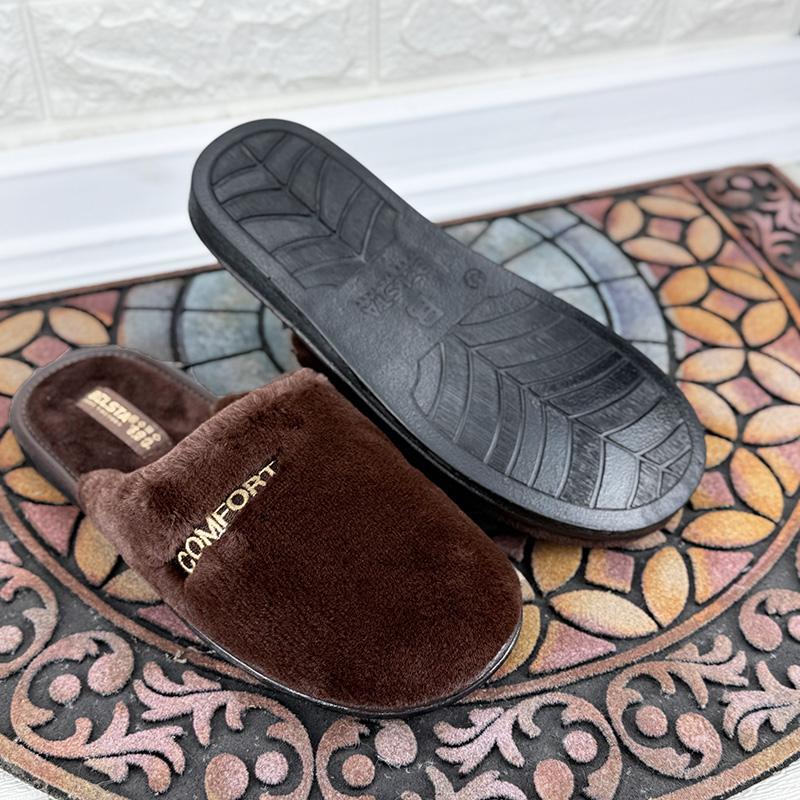 Тапочки кімнатні чоловічі VS-0005-28-2 p. 46 30 см Коричневий (112040724) - фото 4 Тапочки кімнатні чоловічі VS-0005-28-2 p. 46 30 см Коричневий (112040724) - фото 4