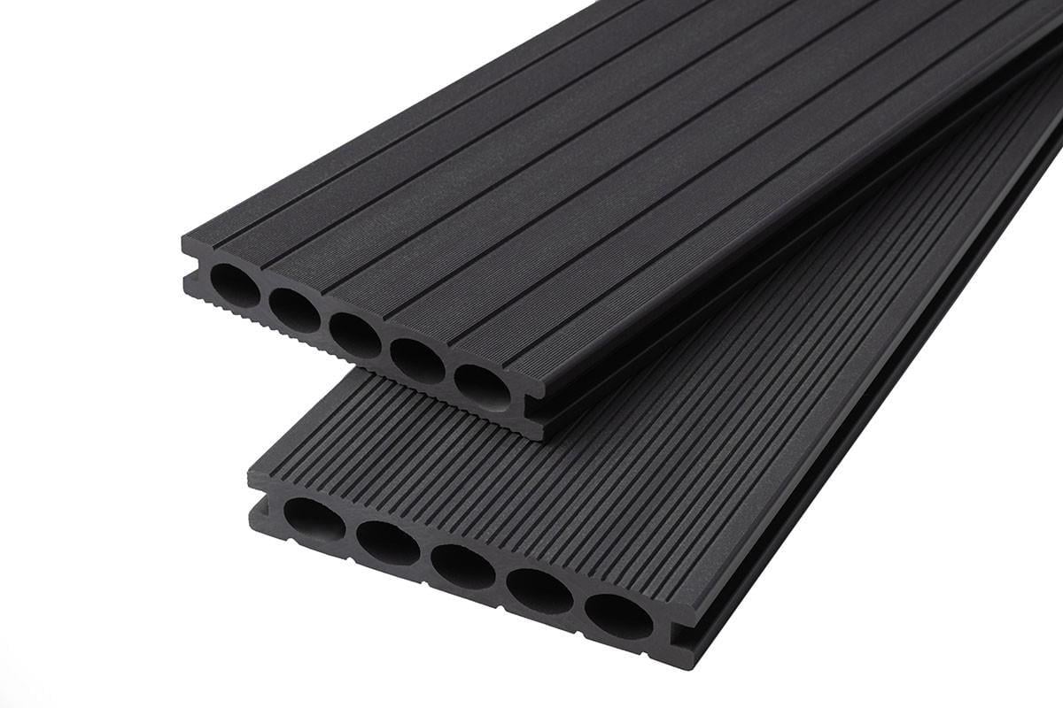 Терасна дошка POLYROOT Series S 160x25x2400 мм Графітовий (12490923)