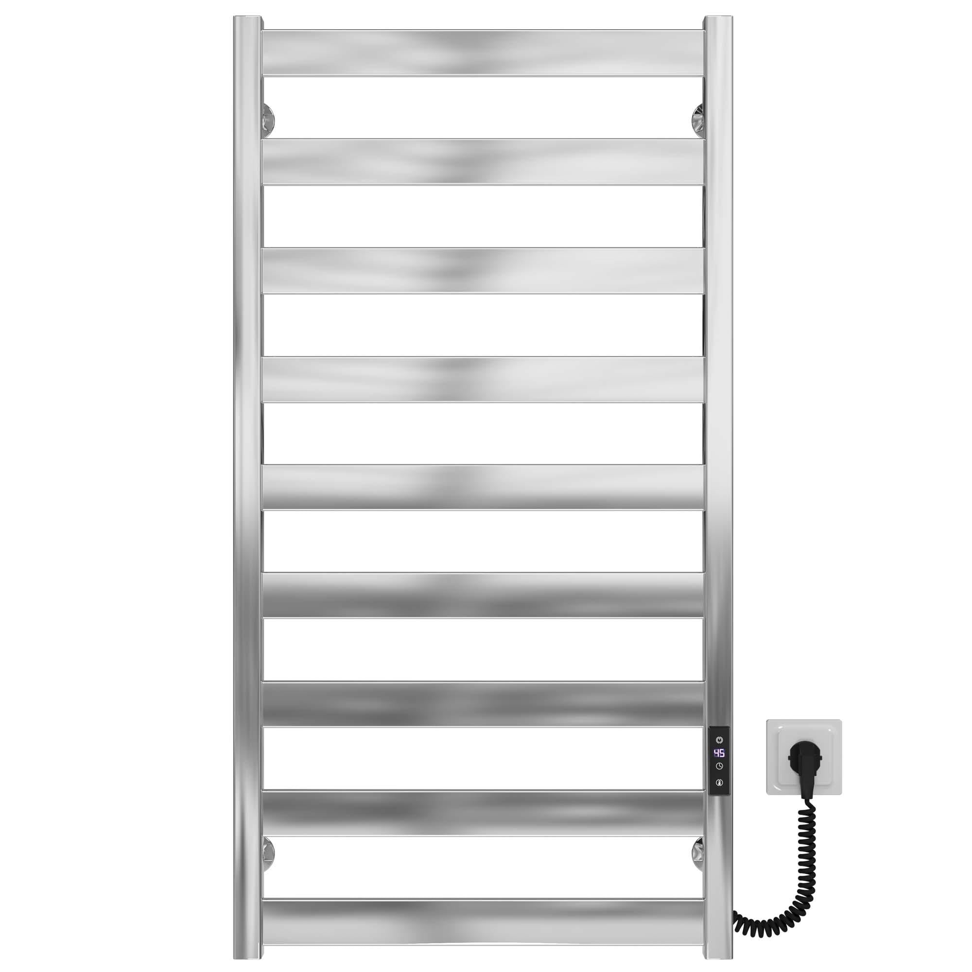 Полотенцесушитель электрический Deffi Silvia П9 JD04 правое подключение нержавеющая сталь 500х1000 E мм Хром (A.SV.100.50.9.E.C.R.2)