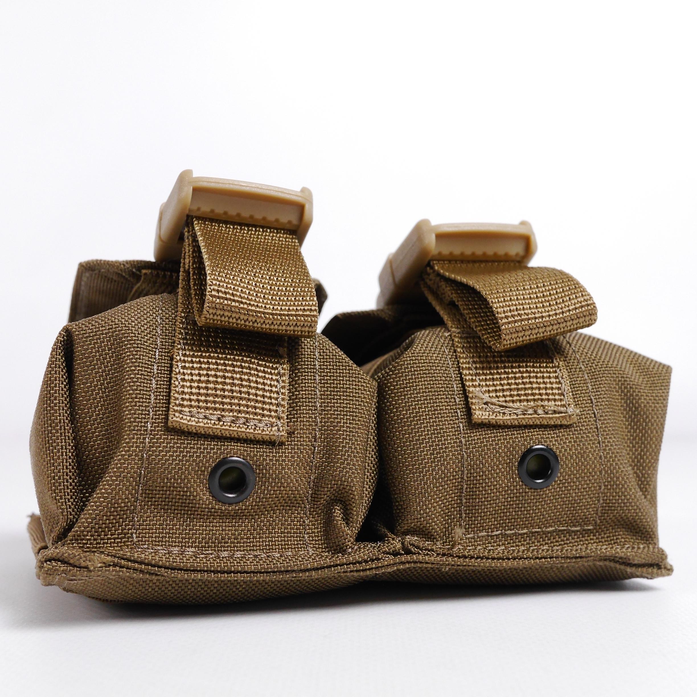 Подсумок под 2 гранаты KIBORG GU Double Mag Pouch Coyote - фото 6 Подсумок под 2 гранаты KIBORG GU Double Mag Pouch Coyote - фото 6