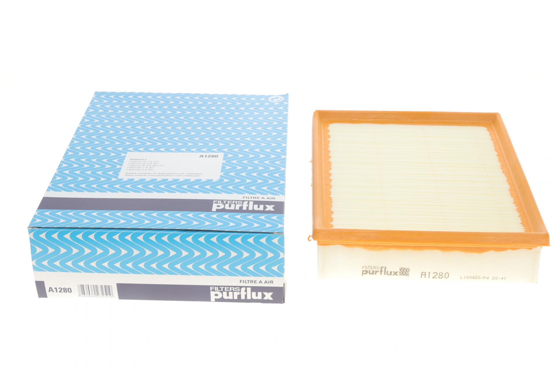 Фильтр воздушный PURFLUX для Renault Laguna III 07- с поролоном (A1280)