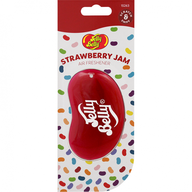 Ароматизатор підвісний Jelly Belly Strawberry Jam 18 г (2245913863)