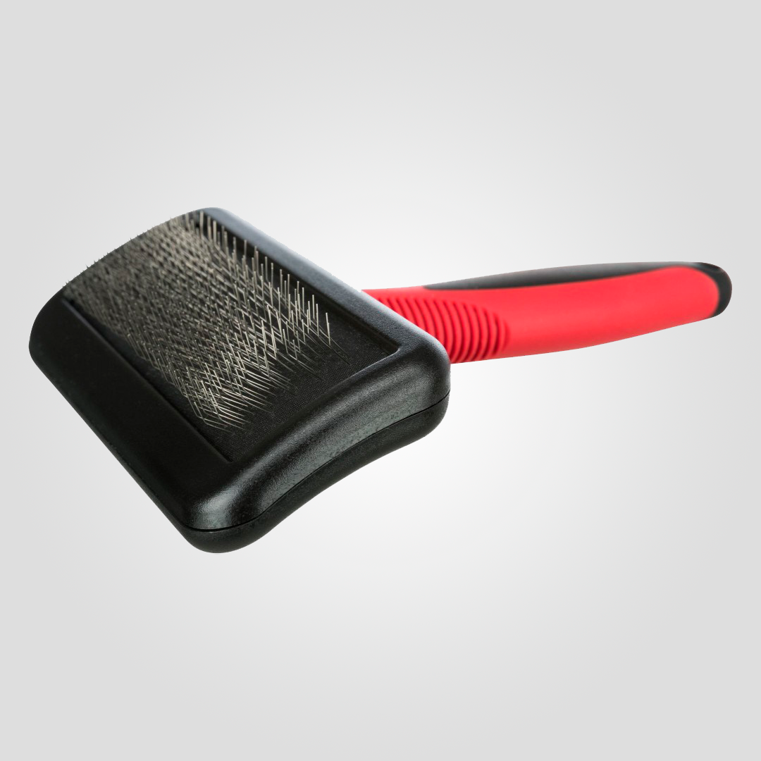 Щетка-пуходерка Trixie мягкая пластик/металл 12х16 см (20505431)