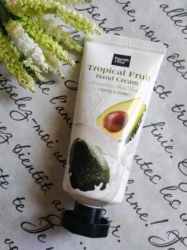 Крем для рук Farmstay Tropical Fruit Hand Cream Avocado 50 мл (10676729) - фото 4