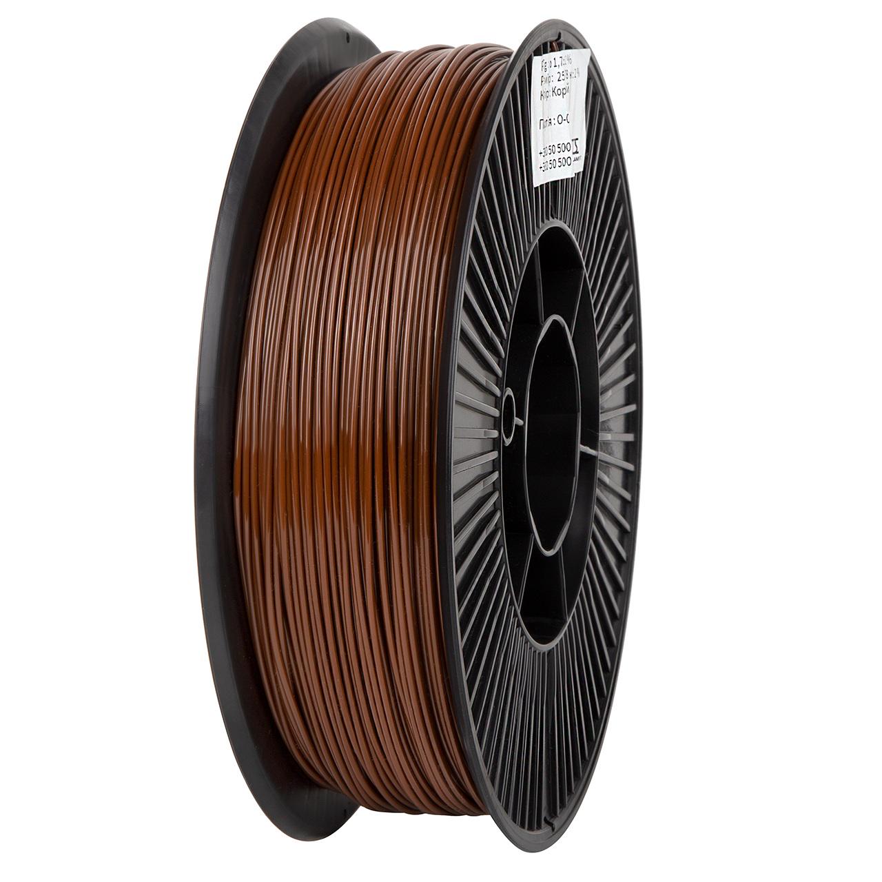 Пластик DSF PETG 1,75 мм 0,78 кг Brown (UA3D473-Brown) Пластик DSF PETG 1,75 мм 0,78 кг Brown (UA3D473-Brown)