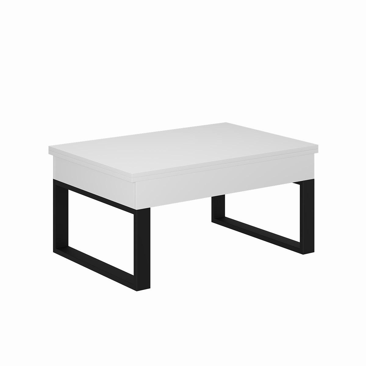 Журнальный стол-трансформер S-Fly 880x466x600 мм Белый бриллиант (TB33010000030) - фото 2 Журнальный стол-трансформер S-Fly 880x466x600 мм Белый бриллиант (TB33010000030) - фото 2