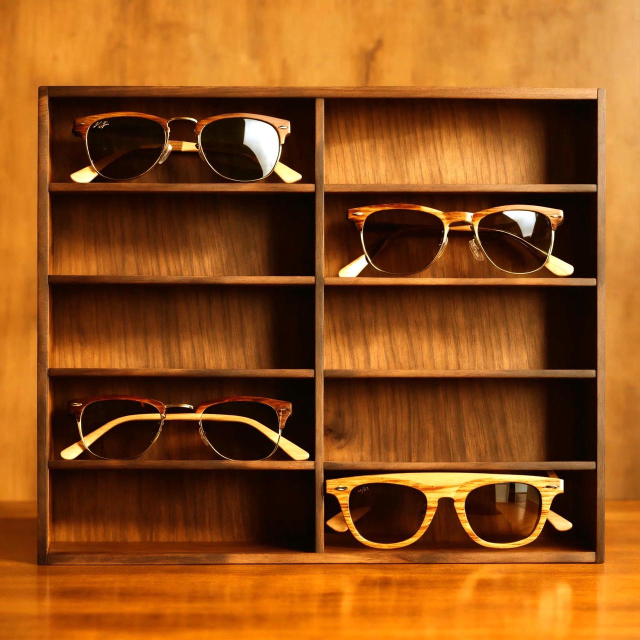 Органайзер для очков из дерева Чарнали Латте (ОЧК-002516)