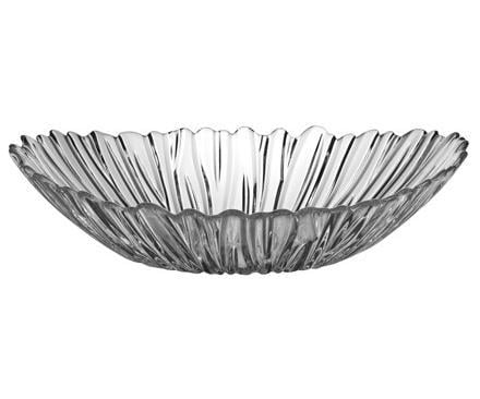 Салатник скляний Aurora овальний 33х27 см