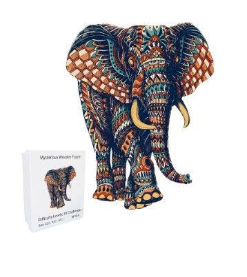 Пазлы деревянные слон А4 (448) Пазлы деревянные слон А4 (448)