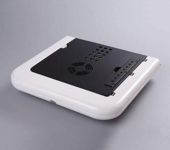 Столик для ноутбука E-TABLE трансформер с охлаждением Белый (NJ-414) - фото 5